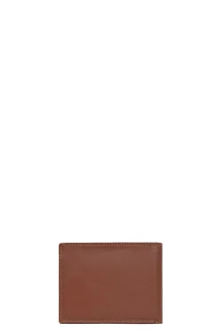 Hexagona Wallet<Italian wallet - 2 flaps - RFID stop - Leather