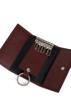 Women Hexagona Key Case<Key holder case - 2 flaps - Leather