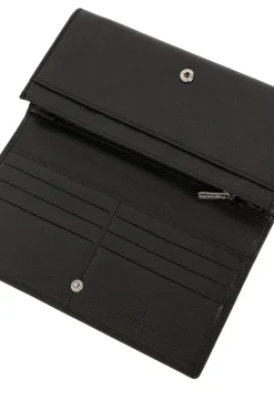 Women Hexagona Wallet<Long wallet - 1 flap - Leather