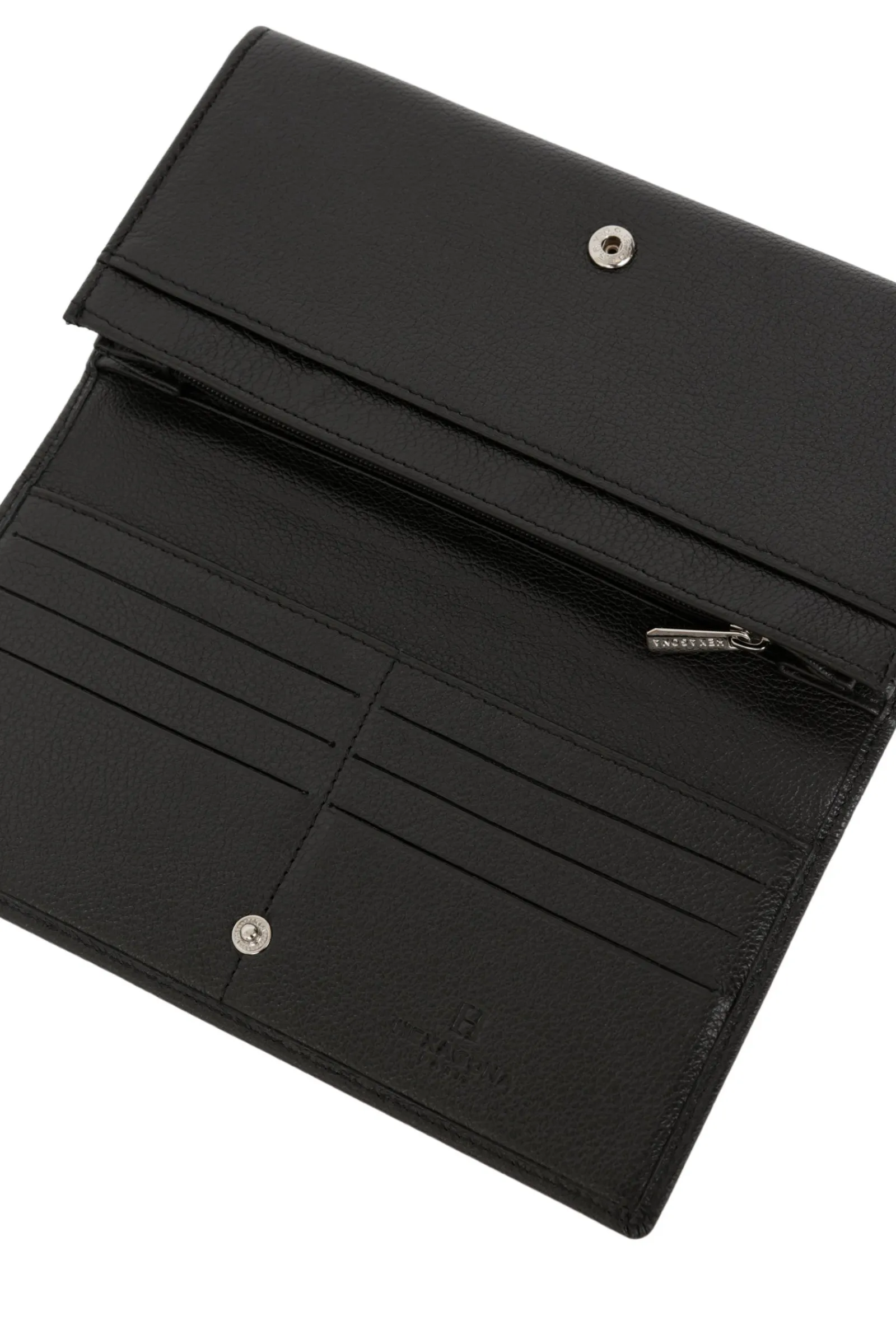 Women Hexagona Wallet<Long wallet - 1 flap - Leather