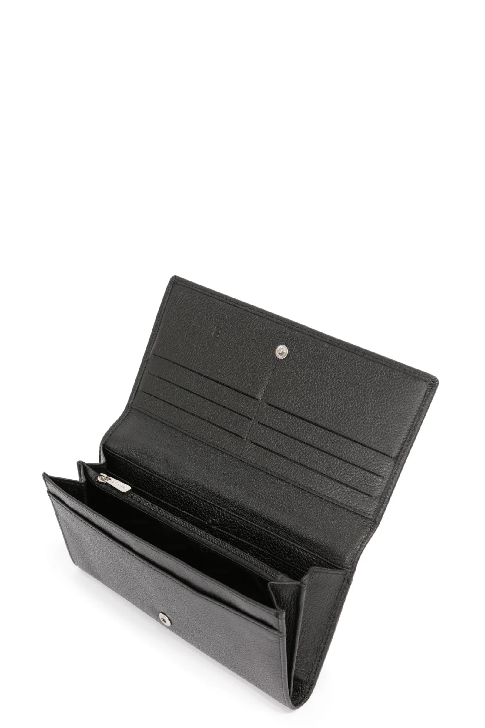 Women Hexagona Wallet<Long wallet - 1 flap - Leather