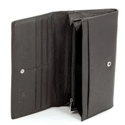 Women Hexagona Wallet<Long wallet - 1 flap - Leather