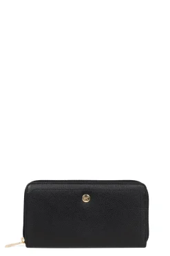 Women Hexagona Wallet<Long wallet - RFID blocking - Leather