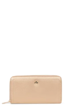 Women Hexagona Wallet<Long wallet - RFID blocking - Leather