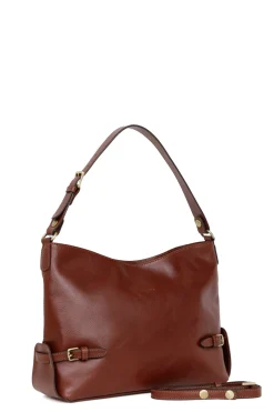 Women Hexagona Shoulder Bag<Messenger bag - Leather