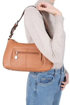 Women Hexagona Shoulder Bag<Messenger bag - Leather