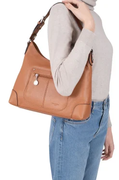 Women Hexagona Shoulder Bag<Messenger bag - Leather