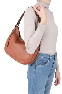 Women Hexagona Shoulder Bag<Messenger bag - Leather