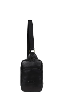 Hexagona Backpack<Monostrap backpack - Leather