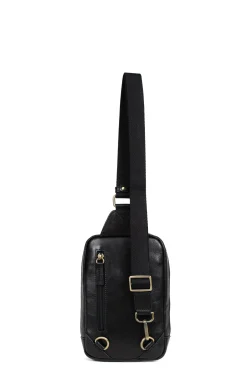 Hexagona Backpack<Monostrap backpack - Leather