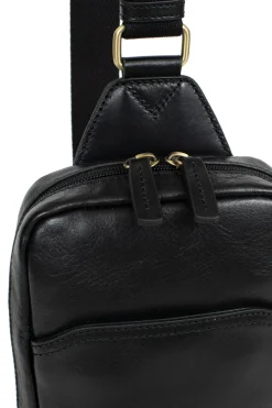 Hexagona Backpack<Monostrap backpack - Leather