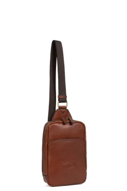 Hexagona Backpack<Monostrap backpack - Leather