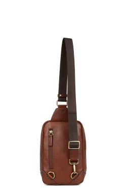 Hexagona Backpack<Monostrap backpack - Leather