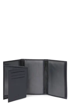 Women Hexagona Wallet<Paper holder - 3 flaps - Leather