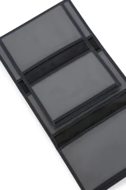 Women Hexagona Wallet<Paper holder - 3 flaps - Leather