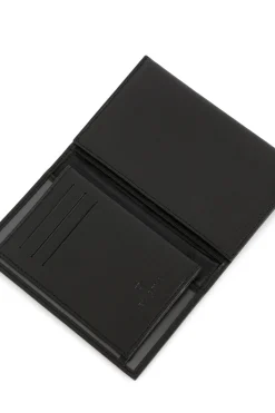 Women Hexagona Wallet<Paper holder - 3 flaps - Leather