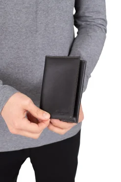 Hexagona Paper Holder & Money Clip<Paper holder - 2 flaps - Leather