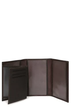 Hexagona Paper Holder & Money Clip<Paper holder - 3 flaps - Leather