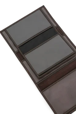 Hexagona Paper Holder & Money Clip<Paper holder - 3 flaps - Leather