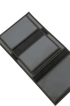Hexagona Paper Holder & Money Clip<Paper holder - 3 flaps - Leather