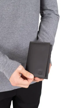 Hexagona Paper Holder & Money Clip<Paper holder - 3 flaps - Leather