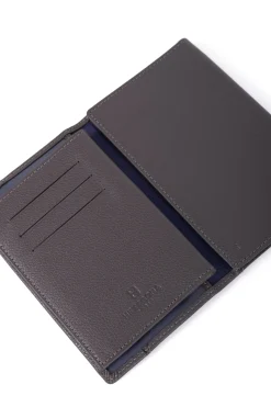 Hexagona Paper Holder & Money Clip<Paper holder - 3 flaps - RFID stop - Leather
