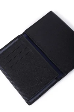 Hexagona Paper Holder & Money Clip<Paper holder - 3 flaps - RFID stop - Leather