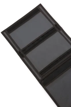 Hexagona Paper Holder & Money Clip<Paper holder - 3 flaps - RFID stop - Leather