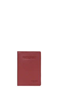 Women Hexagona Wallet<Passport holder - 1 flap - Leather