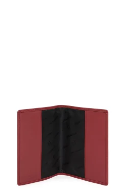 Women Hexagona Wallet<Passport holder - 1 flap - Leather