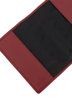 Women Hexagona Wallet<Passport holder - 1 flap - Leather