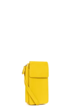 Women Hexagona Wallet|Pouch & Belt Bag<Phone pouch with wallet - Leather