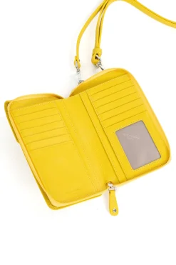 Women Hexagona Wallet|Pouch & Belt Bag<Phone pouch with wallet - Leather