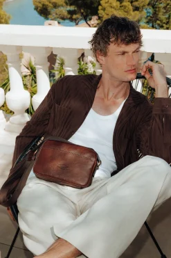 Hexagona Shoulder Bag & Belt Bag<Reporter bag - Leather