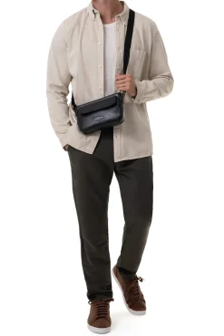 Hexagona Shoulder Bag & Belt Bag<Reporter bag - Leather