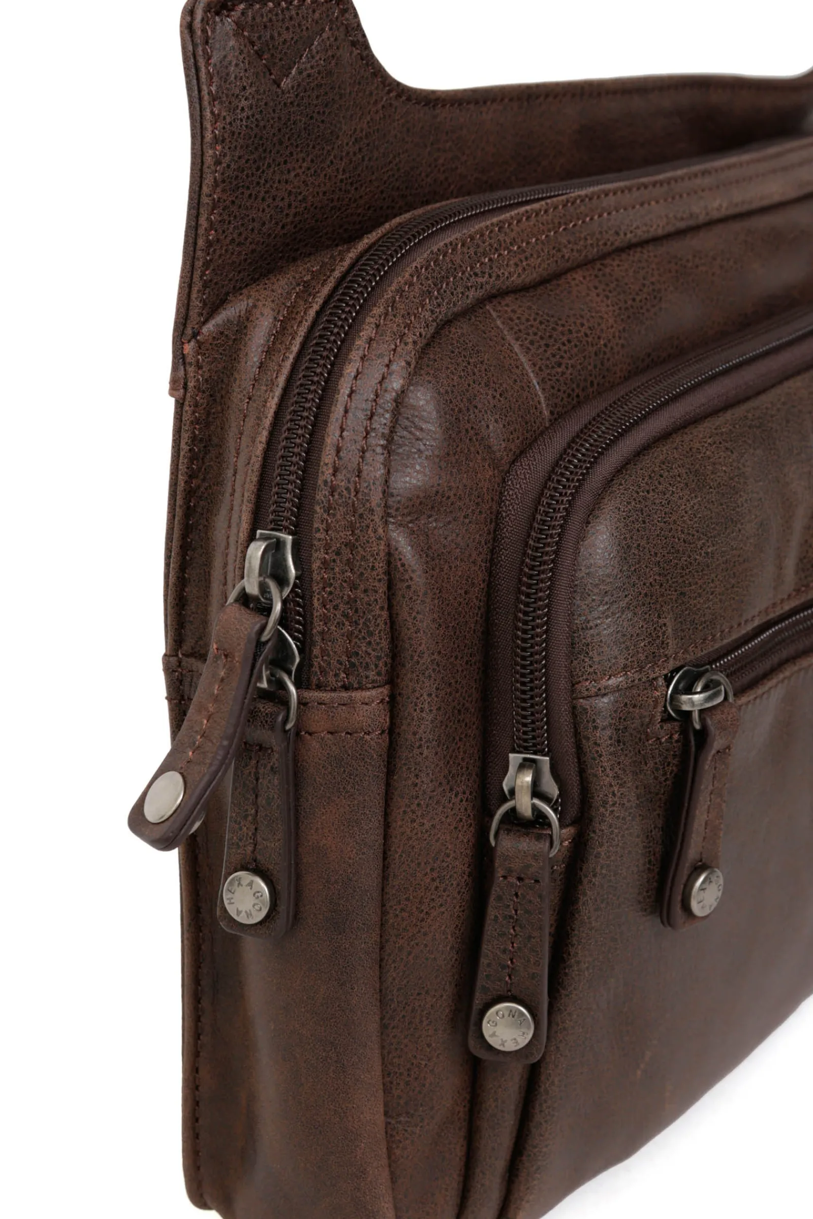 Hexagona Shoulder Bag & Belt Bag<Reporter bag - Leather