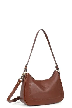 Women Hexagona Shoulder Bag<Shoulder bag with 1 handle - Leather