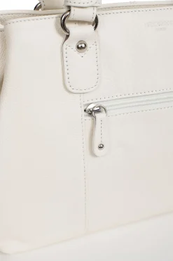 Women Hexagona Shoulder Bag<Shoulder bag with 2 handles - Leather