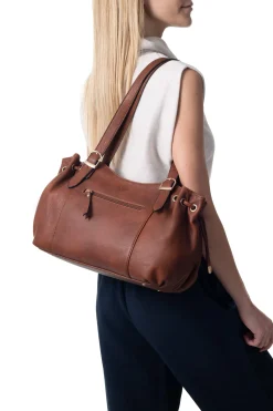 Women Hexagona Shoulder Bag<Shoulder bag with 2 handles