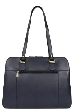 Women Hexagona Shoulder Bag<Shoulder bag with 2 handles - Tablet & A4 - Leather