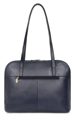Women Hexagona Shoulder Bag<Shoulder bag with 2 handles - A4 - Leather