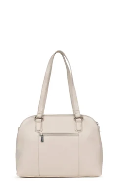 Women Hexagona Shoulder Bag<Shoulder bag with 2 handles - A4 - Leather