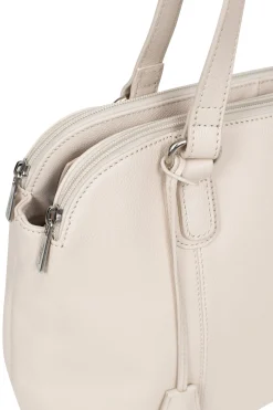Women Hexagona Shoulder Bag<Shoulder bag with 2 handles - A4 - Leather