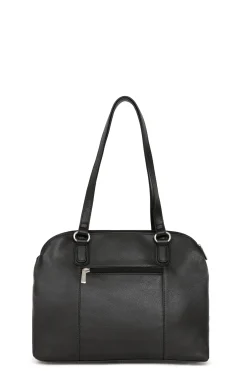 Women Hexagona Shoulder Bag<Shoulder bag with 2 handles - A4 - Leather