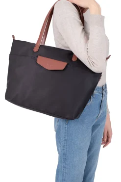 Women Hexagona Tote Bag|Shoulder Bag<Shoulder tote bag - A4 - Large