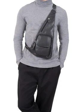Hexagona Shoulder Bag & Belt Bag|Backpack<Single strap bag - Leather