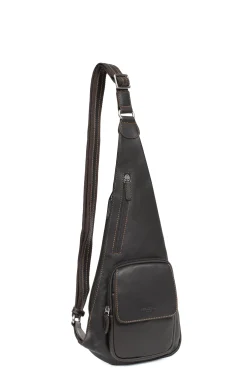 Hexagona Shoulder Bag & Belt Bag|Backpack<Single strap bag - Leather