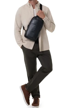 Hexagona Backpack<Single strap bag - Leather