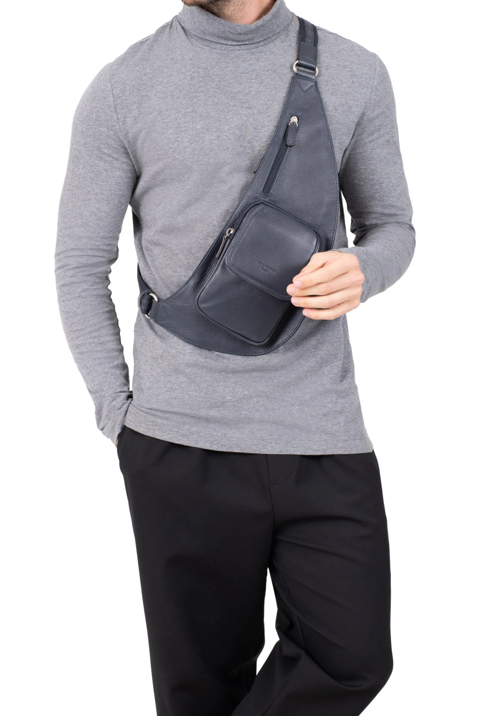 Hexagona Backpack|Shoulder Bag & Belt Bag<Single strap bag - Leather