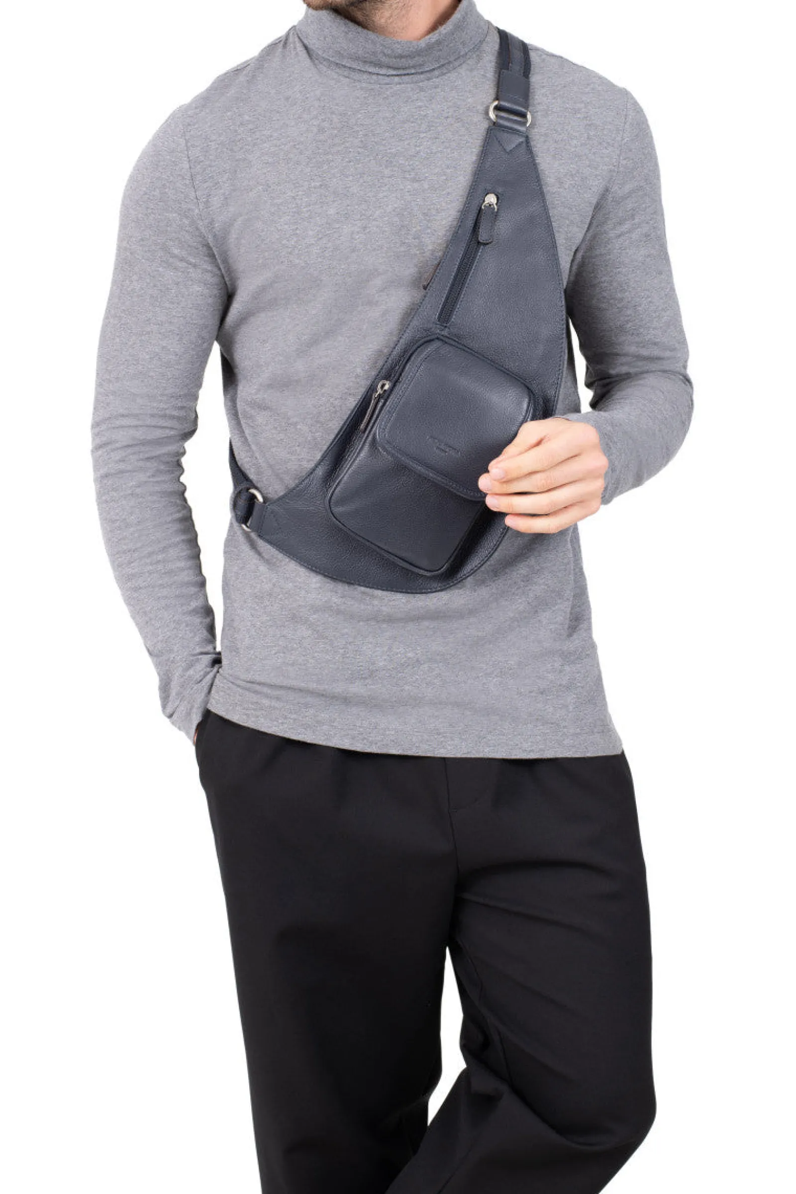 Hexagona Backpack|Shoulder Bag & Belt Bag<Single strap bag - Leather
